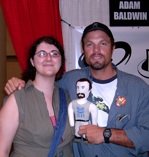 Plushie!Jayne (and me and Adam Baldwin)