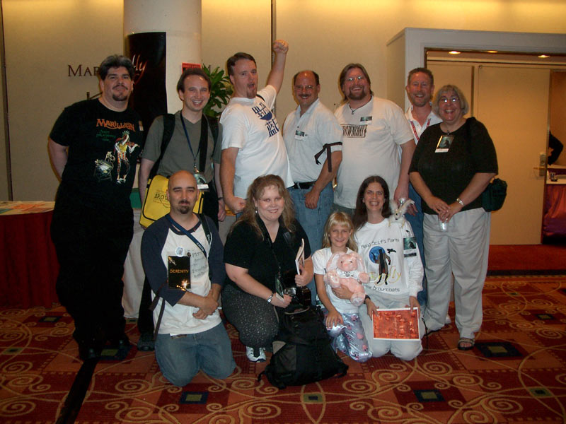 Browncoats at the Firefly fan table meet up on Friday