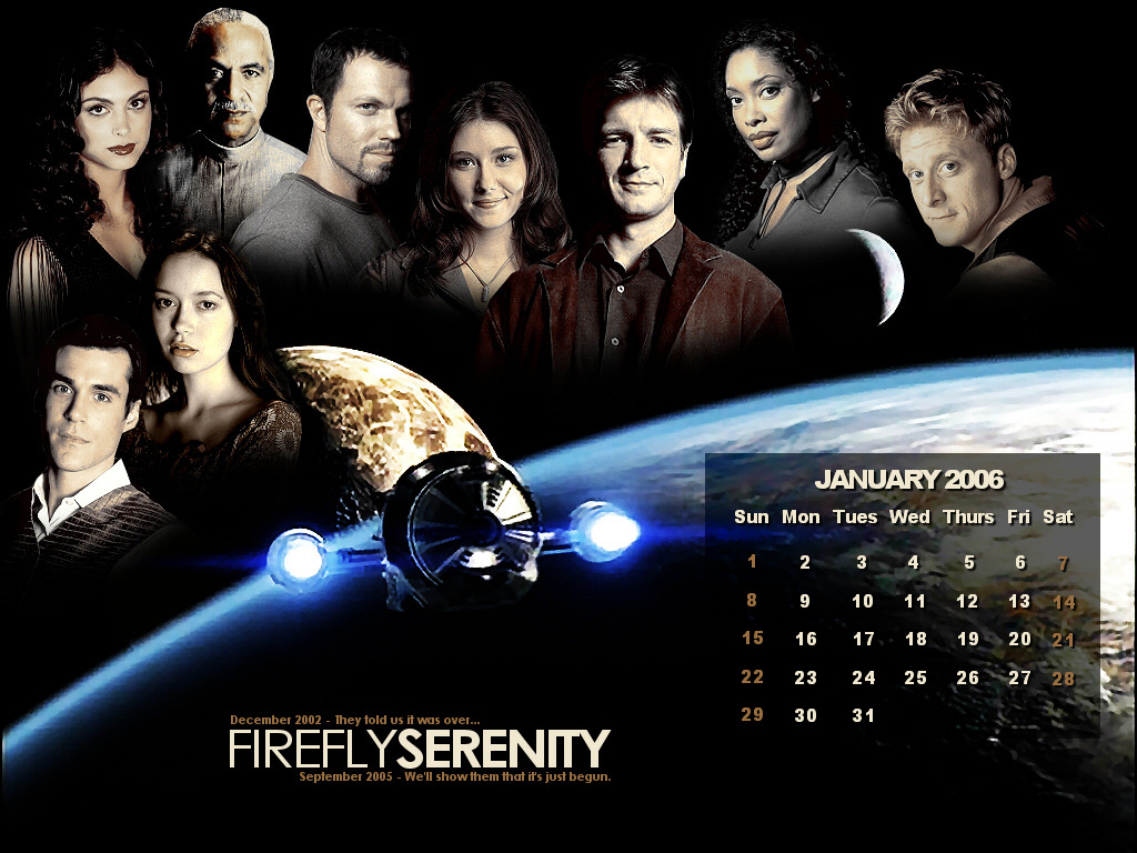 Firefly/Serenity Promo Calendar (Jan)
