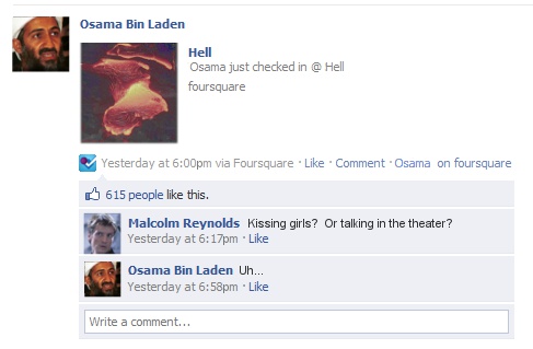 Osama Checks In