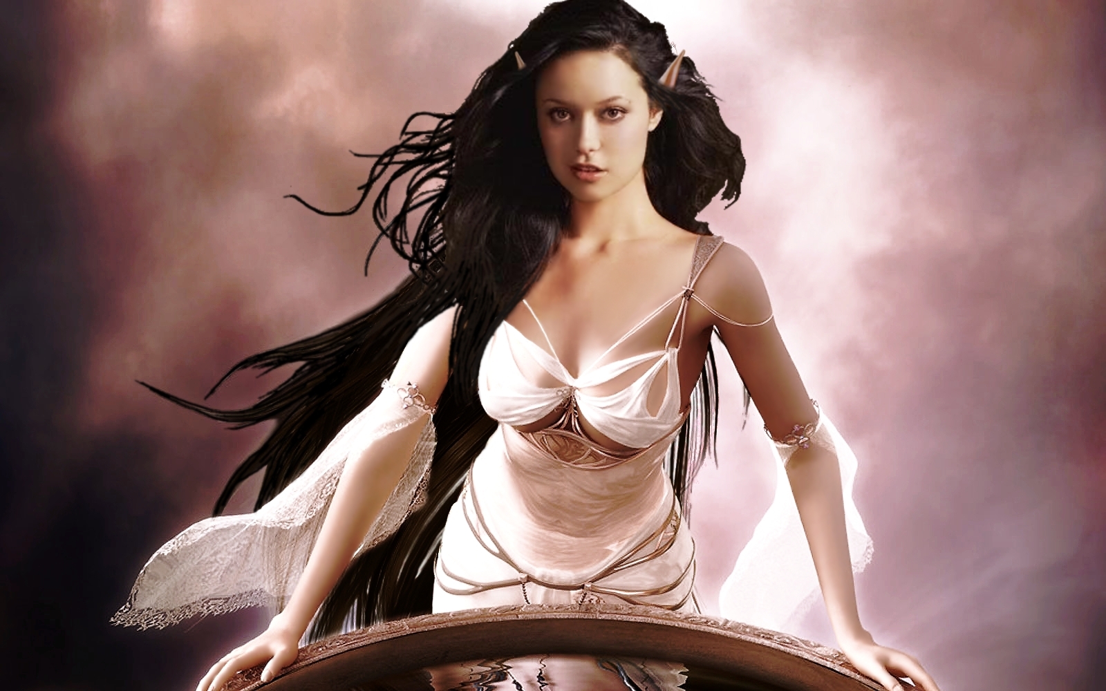 Summer Glau as an Elf