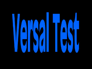 Versal Animation Test Footage