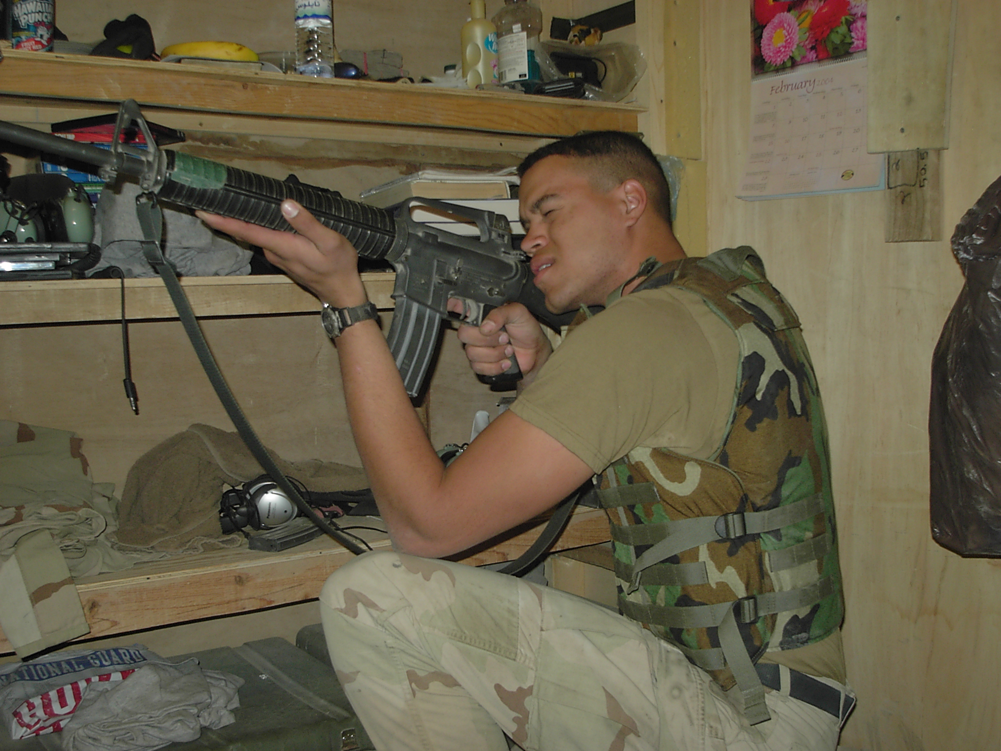 Taking aim in the "stan"