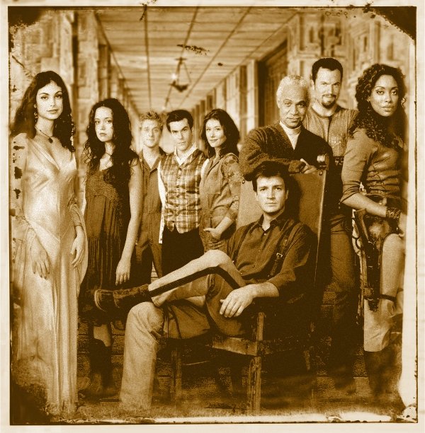 Sepia-Tone Crew Photo