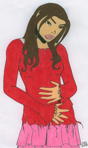 River Cheesecake Drawing