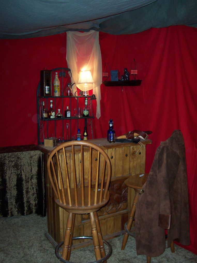 Firefly-themed basement