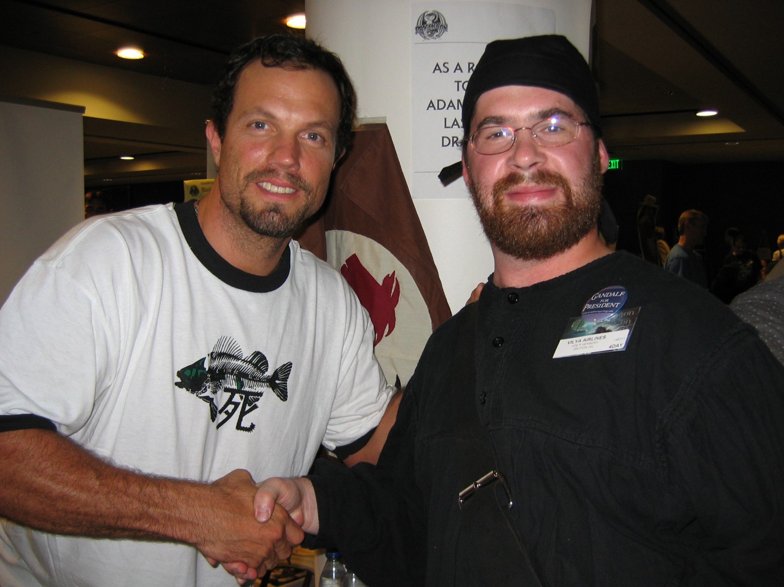 Meeting Adam Baldwin at Dragon*Con