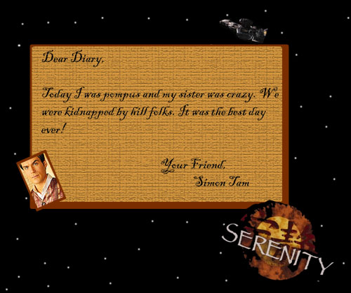 Simon Writes Home....For Some Reason