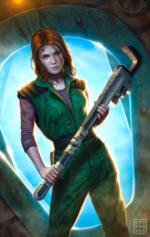 Another Dan Dos Santos cover for Serenity: Leaves on the Wind series!