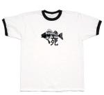 Gosh, dead fish can look cool on a T-shirt!