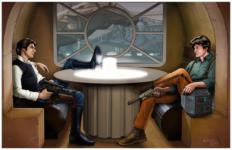Mal vs Han Solo by Wolfe Hanson