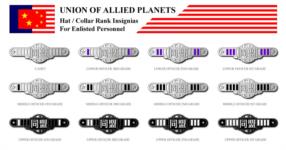 Alliance officers rank insignias