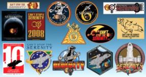 Can't Stop The Serenity Logos 2006-2019