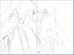 Beneath You double page spread (rough lay-out)
