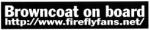 Browncoat on Board sticker