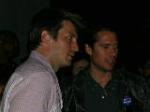 Nathan Fillion and Alexis Denisof at High Stakes 2004