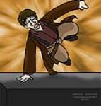 The Captain Leaps to Safety