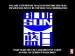 BLUE SUN SCREEN SAVER