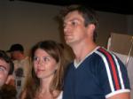Nathan and Jewel at the autograph table