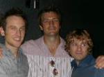 Nathan Fillion and Tom Lenk at High Stakes 2004