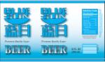 BlueSun Beer Label