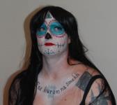 Browncoat Candy skull makeup