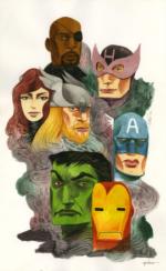 Avengers Art by Ken Garduno