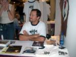 Adam at autograph table