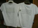 Our Shirts' back