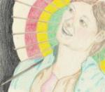 Kaylee drawing in crayon