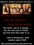 Firefly appreciation Project